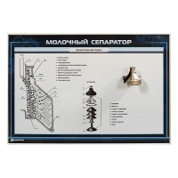 Стенд с агрегатами в разрезе "Молочный сепаратор"